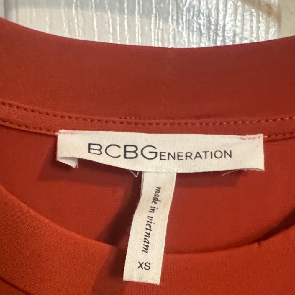BCBGeneration Rust Red Mini Dress - Picture 2 of 2